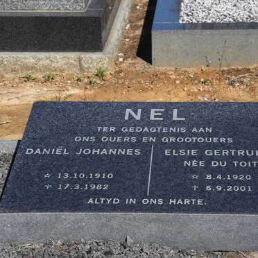 NEL Daniël Johannes 1910-1982 &amp; Elsie Getruida DU TOIT 1920-2001