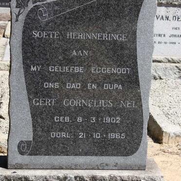 NEL Gert Cornelius 1902-1965