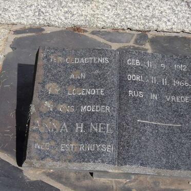 NEL Anna H. nee ESTERHUYSE 1912-1966