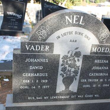 NEL Johannes Dawid Gerhardus 1919-1977 &amp; Helena Johanna Catherina TRUTER 1913-1984