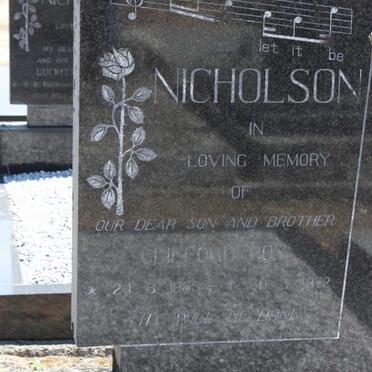 NICHOLSON Clifford Roy 1955-1972