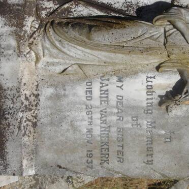 NIEKERK Janie, van -1937