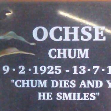OCHSE Chum 1925-1996