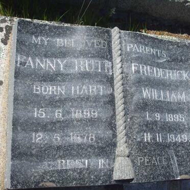 O'KENNEDY Frederick William 1895-1949 &amp; Fanny Ruth HART 1899-1978