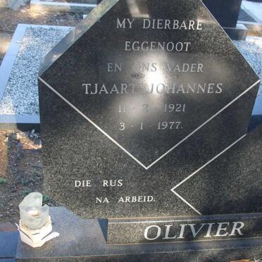 OLIVIER Tjaart Johannes 1921-1977