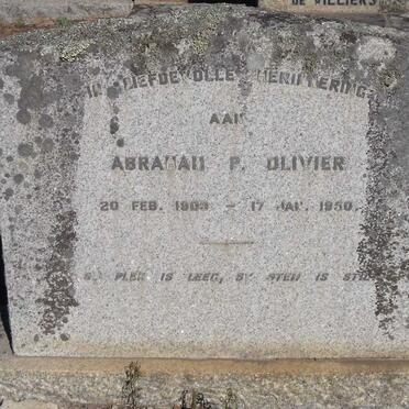 OLIVIER Abraham P. 1903-1950