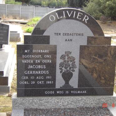 OLIVIER Jacobus Gerhardus 1911-1983