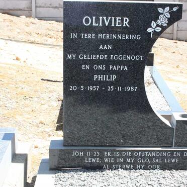 OLIVIER Philip 1957-1987