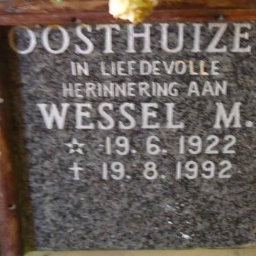 OOSTHUIZEN Wessel M. 1922-1992