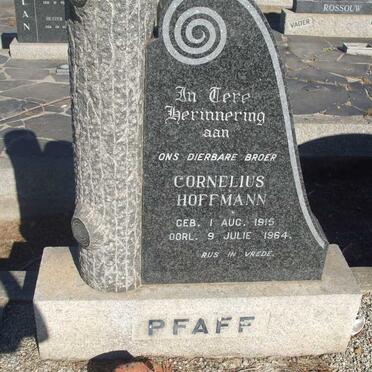 PFAFF Cornelius Hoffmann 1915-1964