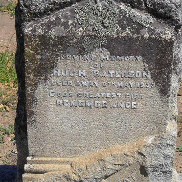 PATTERSON Hugh -1933