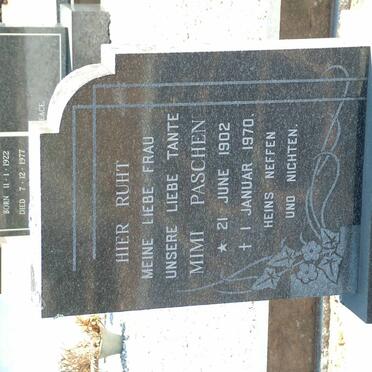 PASCHEN Mimi 1902-1970