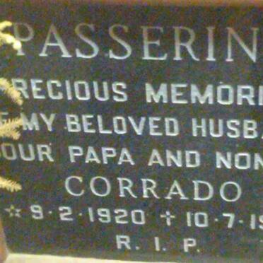 PASSERINI  Corrado 1920-1994