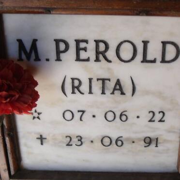 PEROLD M. 1922-1991