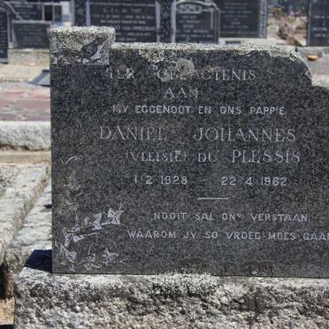 PLESSIS Daniel Johannes, du 1928-1962