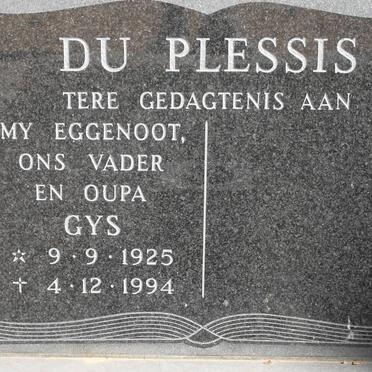 PLESSIS Gys, du 1925-1994
