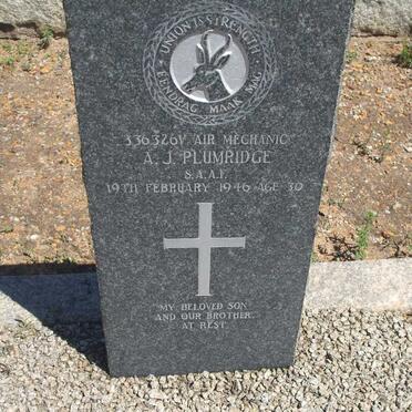 PLUMRIDGE A.J. -1946