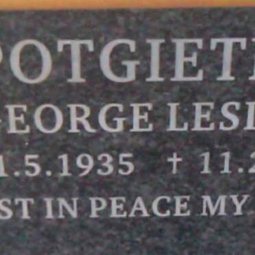 POTGIETER George Lesley 1935-1998