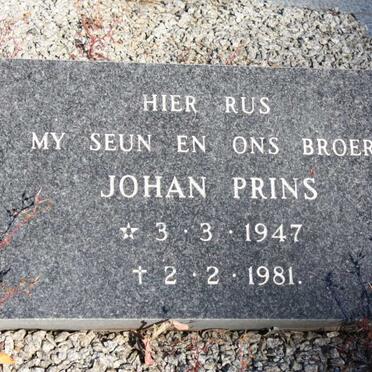 PRINS Johan 1947-1981