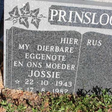 PRINSLOO Jossie 1943-1982