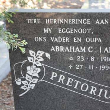 PRETORIUS Abraham C. 1916-1990