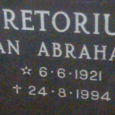 PRETORIUS Jan Abraham 1921-1994