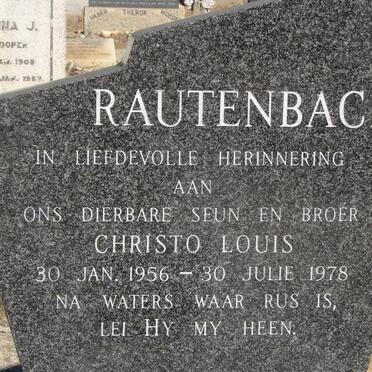 RAUTENBACH Christo Louis 1956-1978