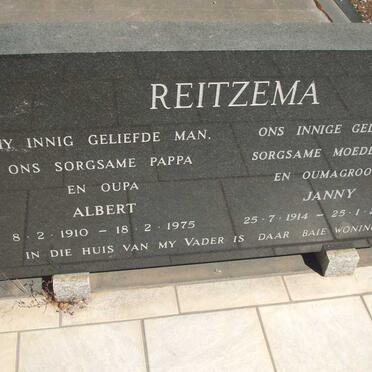 REITZEMA Albert 1910-1975 &amp; Janny 1914-2002