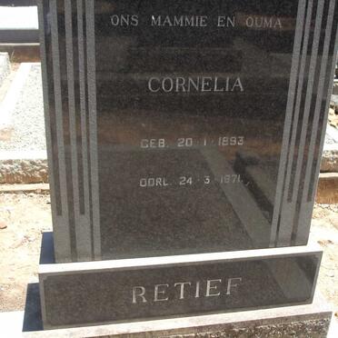 RETIEF Cornelia 1893-1971
