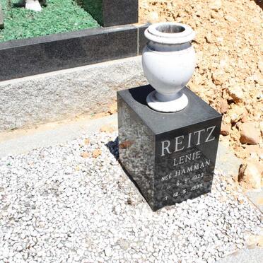 REITZ Lenie nee HAMMAN 1923-1998