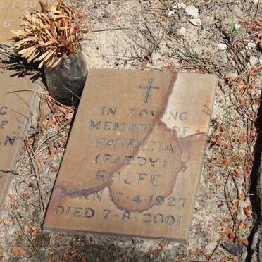 ROLFE Patricia 1927-2001