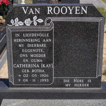 ROOYEN Catherina, van nee BOTHA 1926-1993