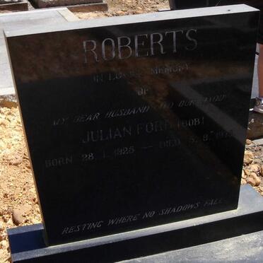 ROBERTS Julian Ford 1925-1975