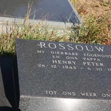 ROSSOUW Henry Peter 1943-1980