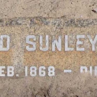 SAPSFORD David Sunley 1868-1939