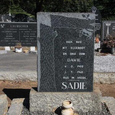 SADIE Dawie 1902-1968