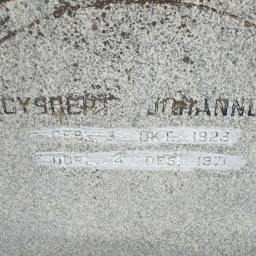 SCHALKWYK Gysbert Johannes, van 1923-1971 _2