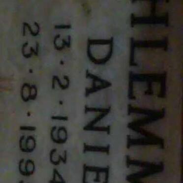 SCHLEMMERT Danie 1934-1995