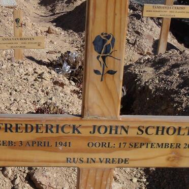 SCHOLTZ Frederick John 1941-2010