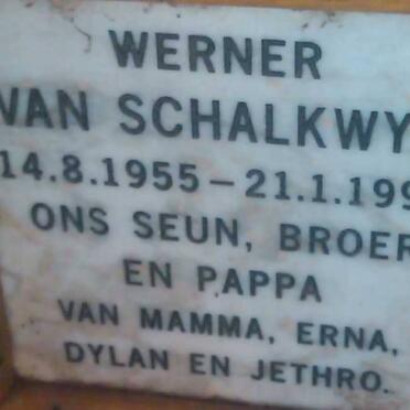 SCHALKWYK  Werner, van 1955-1997