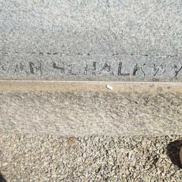 SCHALKWYK Gysbert Johannes, van 1923-1971 _1