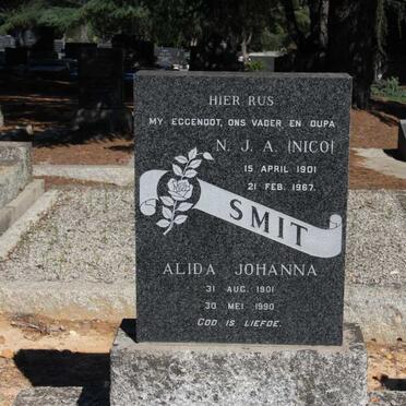 SMIT N.J.A. 1901-1967 & Alida Johanna 1901-1990