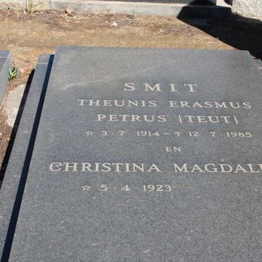 SMIT Theunis Erasmus Petrus 1914-1985 & Christina Magdalena 1923-