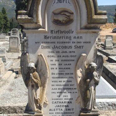 SMIT Dirk Jacobus 1878-1937 & Catharina Jacoba Aletta ENGELBRECHT 1877-1953