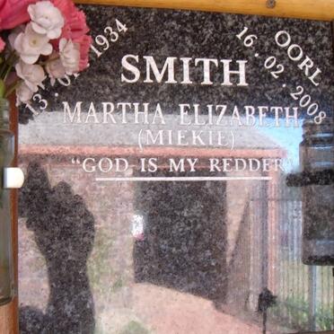 SMITH Martha Elizabeth 1934-2008