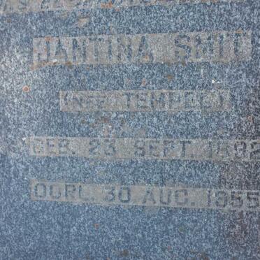 SMIT Jantina nee TEMPEL 1892-1955