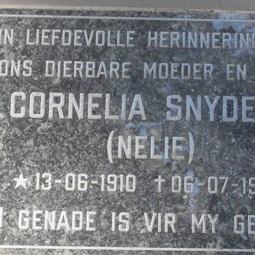 SNYDERS Cornelia 1910-1999