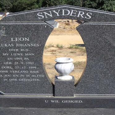 SNYDERS Lukas Johannes 1943-1999