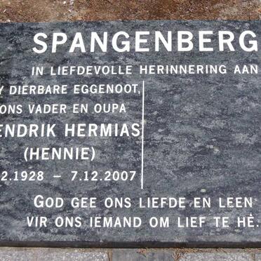 SPANGENBERG Hendrik Hermias 1928-2007