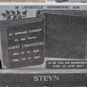STEYN Albert Christoffel 1926-1967